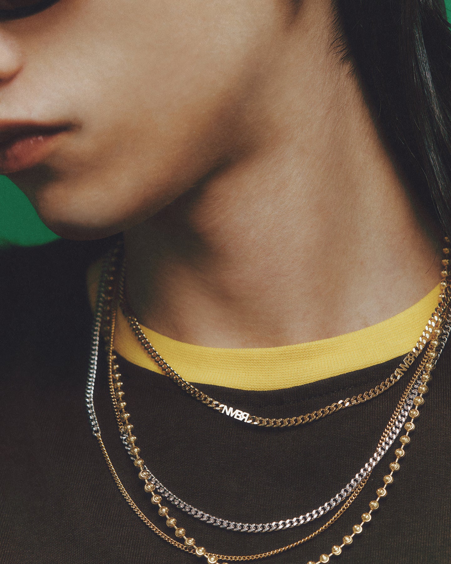 Numbering - NMBR Signature Chain Necklace #5835 product image 2 | TRAB K-Fashion Australia