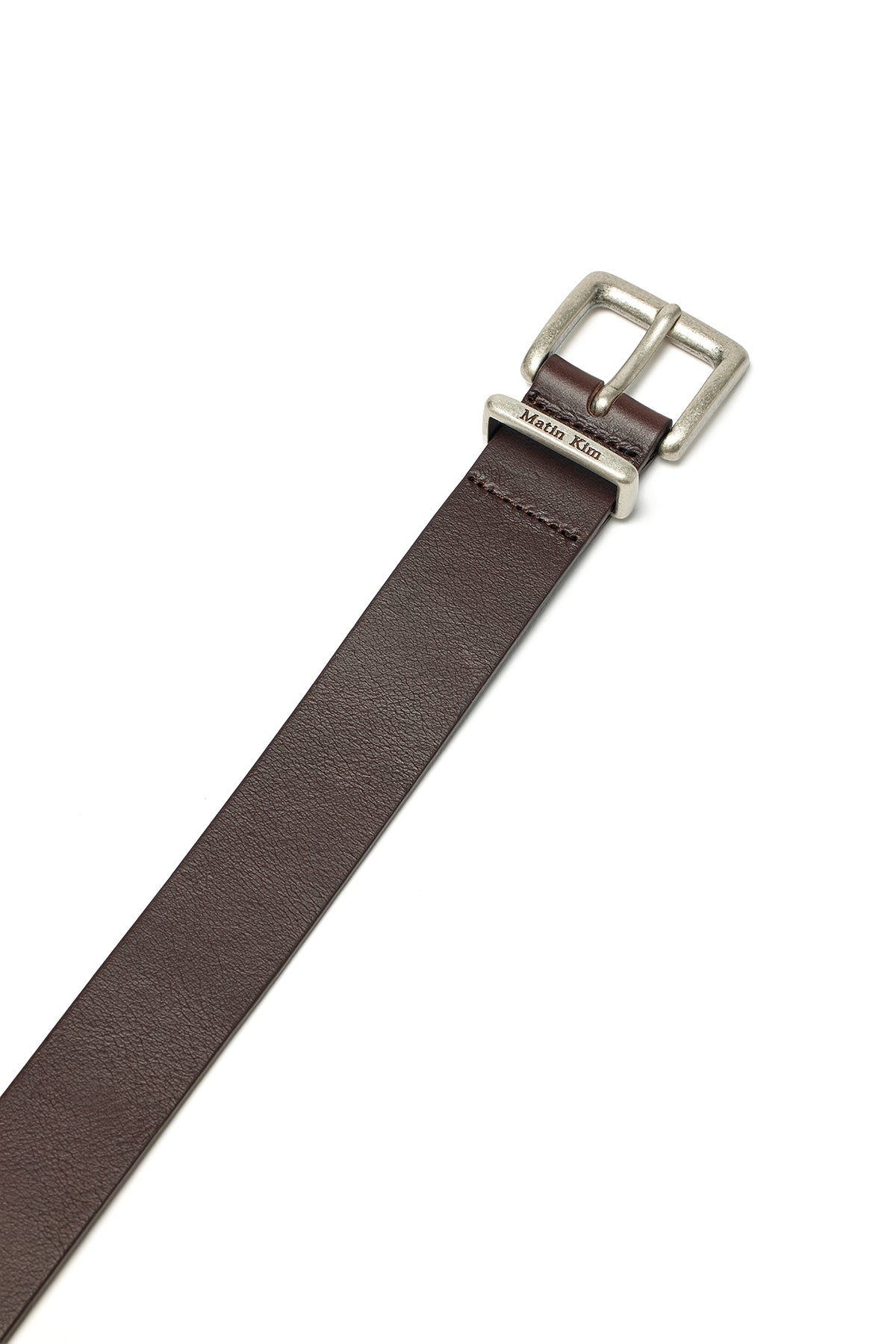 Matin Kim - Vintage Leather Belt (Dark Brown) product image 2 | TRAB K-Fashion Australia