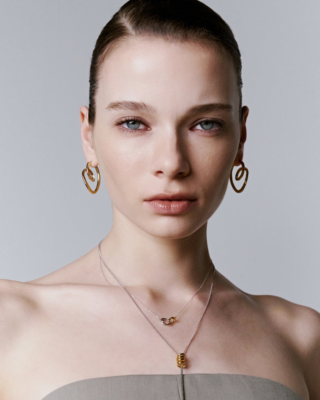 Numbering - Dual-Surface Coil Earrings #6121 product image 5 | TRAB K-Fashion Australia