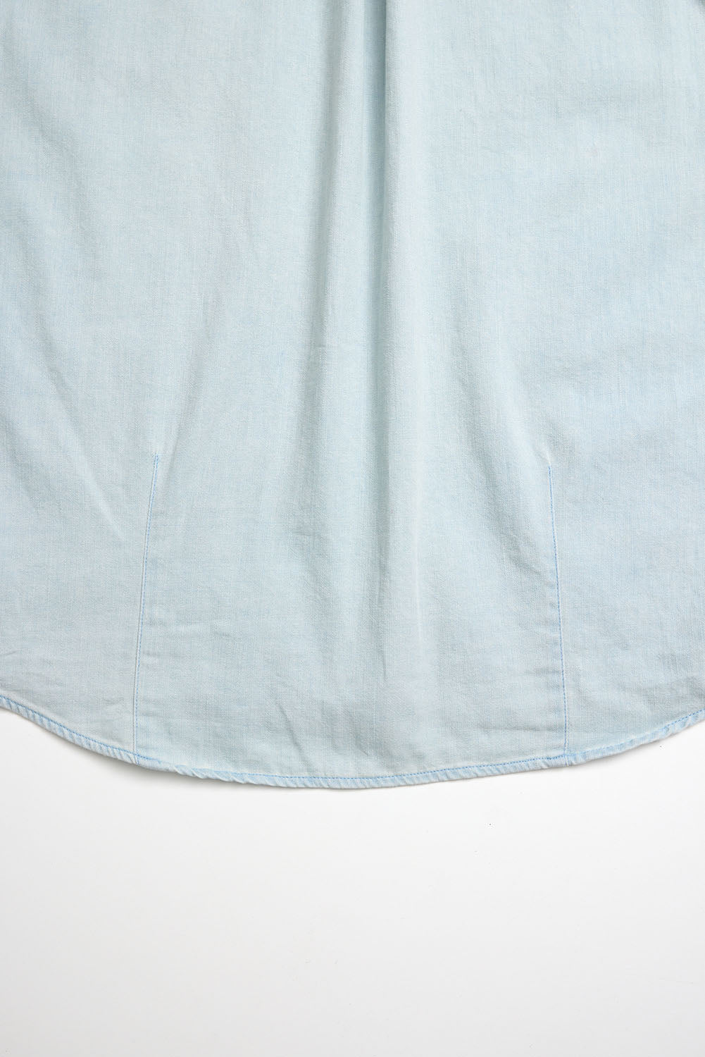 Hatchingroom - Vented Shirt Denim Washed (Blue) product image 5 | TRAB K-Fashion Australia