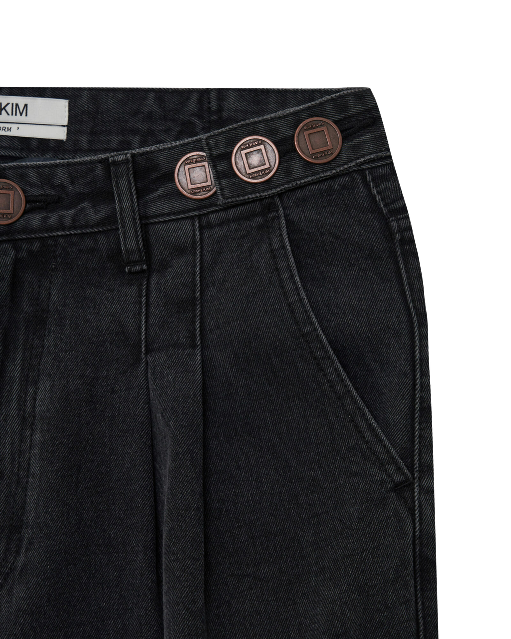 Kimhe Kim - Ng Ankle Tied Jeans (Black) product image 11 | TRAB K-Fashion Australia