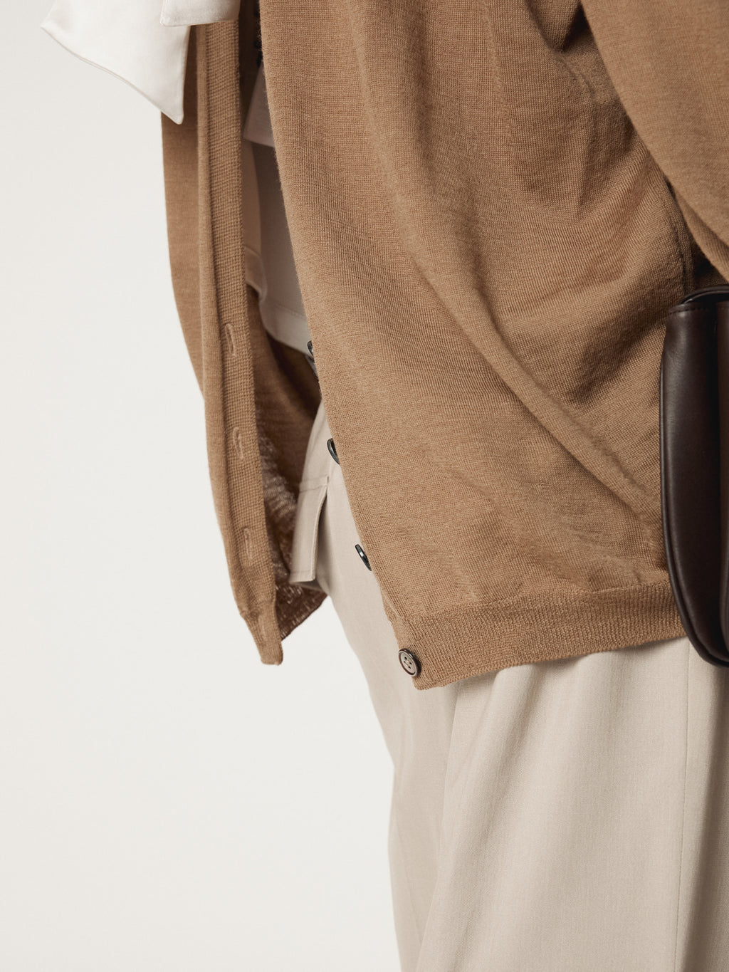 Recto - Back Open Detail Knit Top (Ochre) product image 6 | TRAB K-Fashion Australia