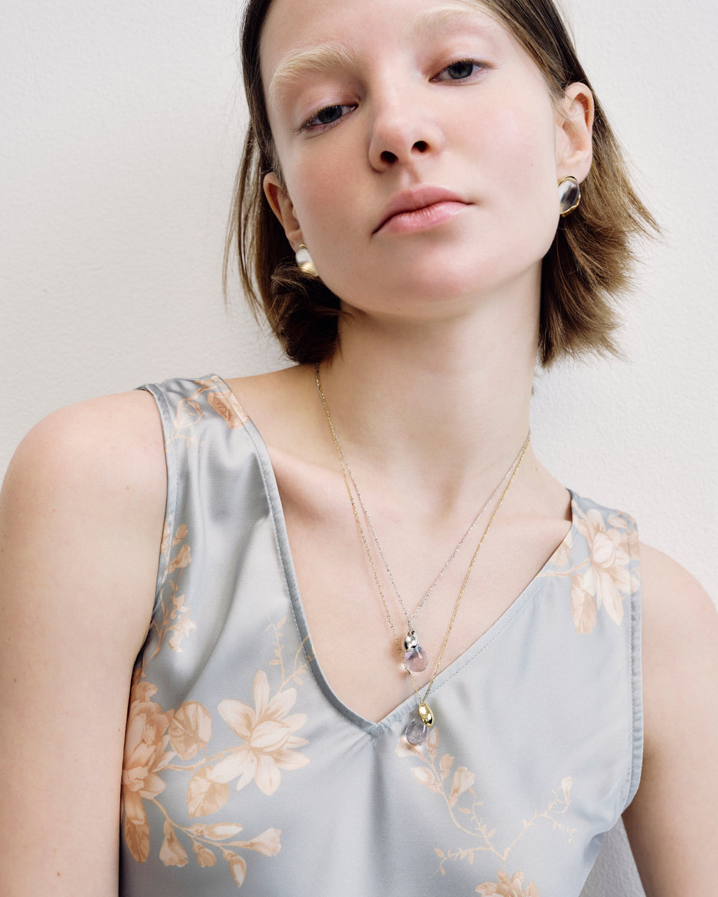 Numbering - Water Drop Pendant Necklace #7784 product image 2 | TRAB K-Fashion Australia