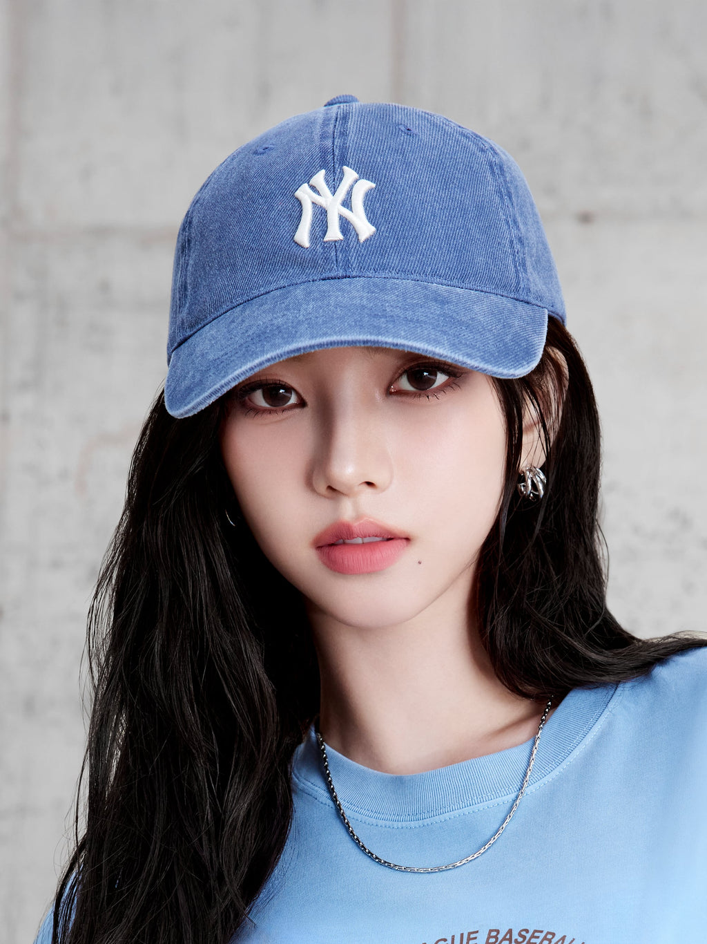 MLB Korea - MLB Basic Washed Unstructured Ball Cap New York Yankees (Navy) product image 1 | TRAB K-Fashion Australia