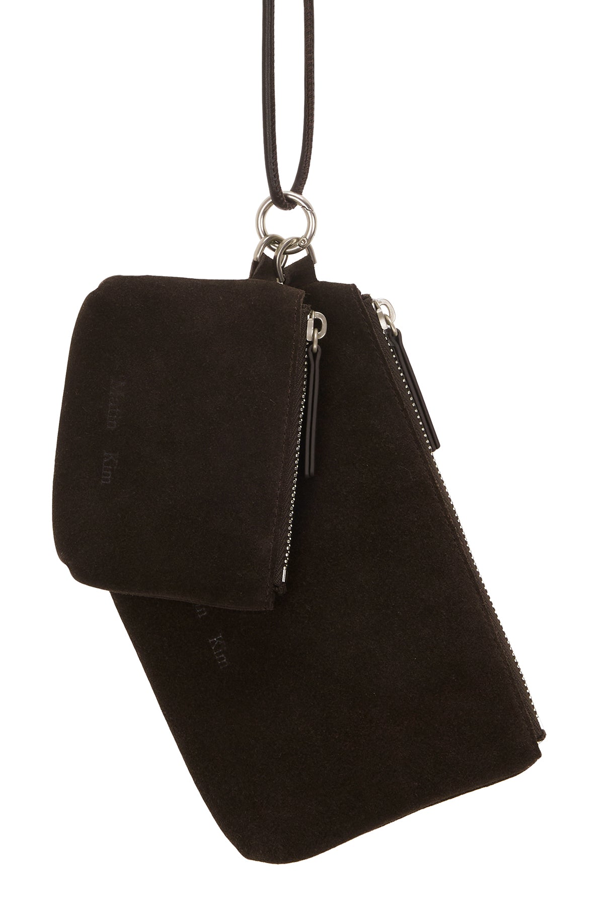 Matin Kim - Suede Multi Pouch (Brown) product image 3 | TRAB K-Fashion Australia