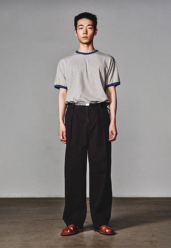 Art if acts - Ringer Tee (Grey/Blue) product image 2 | TRAB K-Fashion Australia