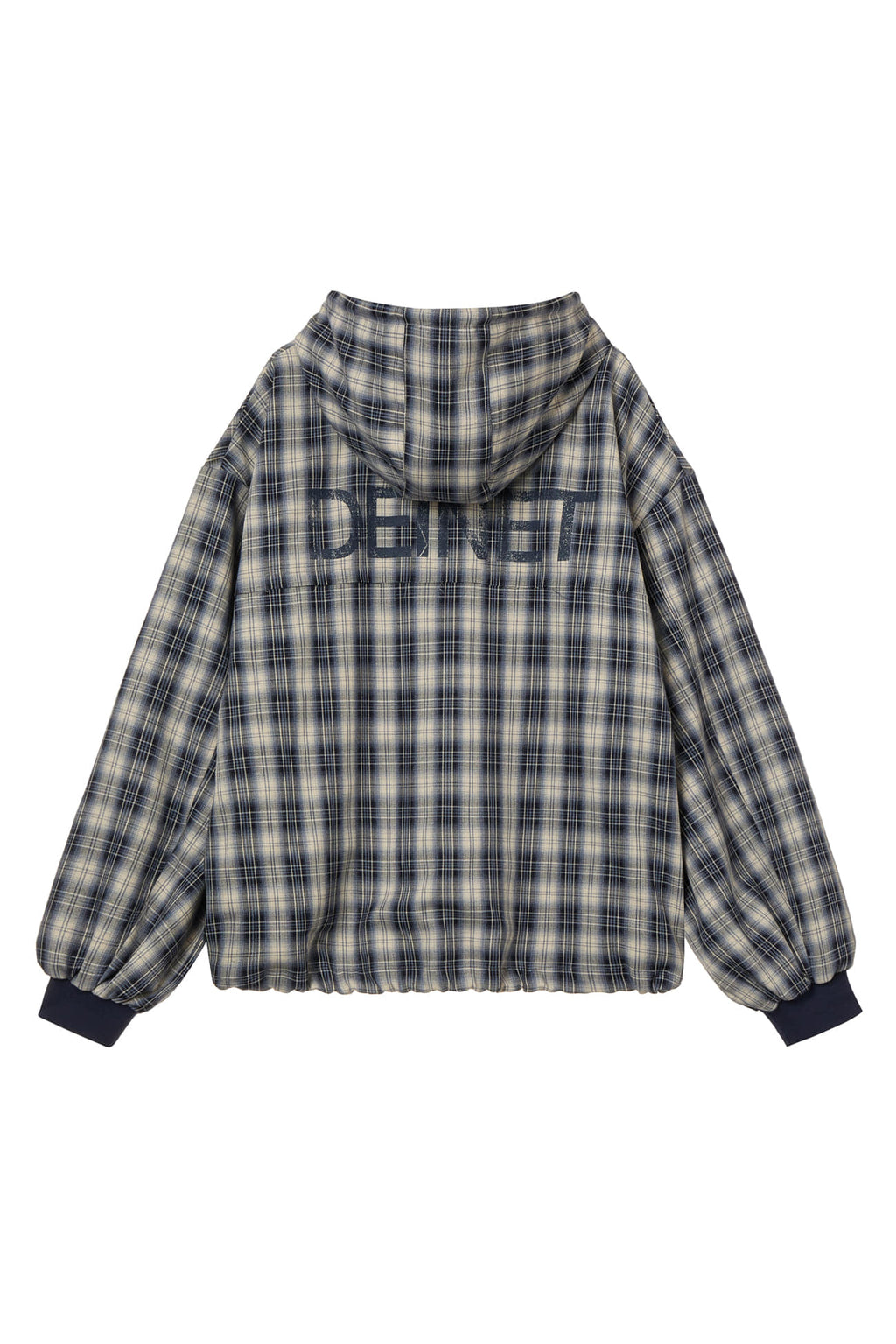 Deinet - Check Bomber Jacket (Navy) product image 2 | TRAB K-Fashion Australia