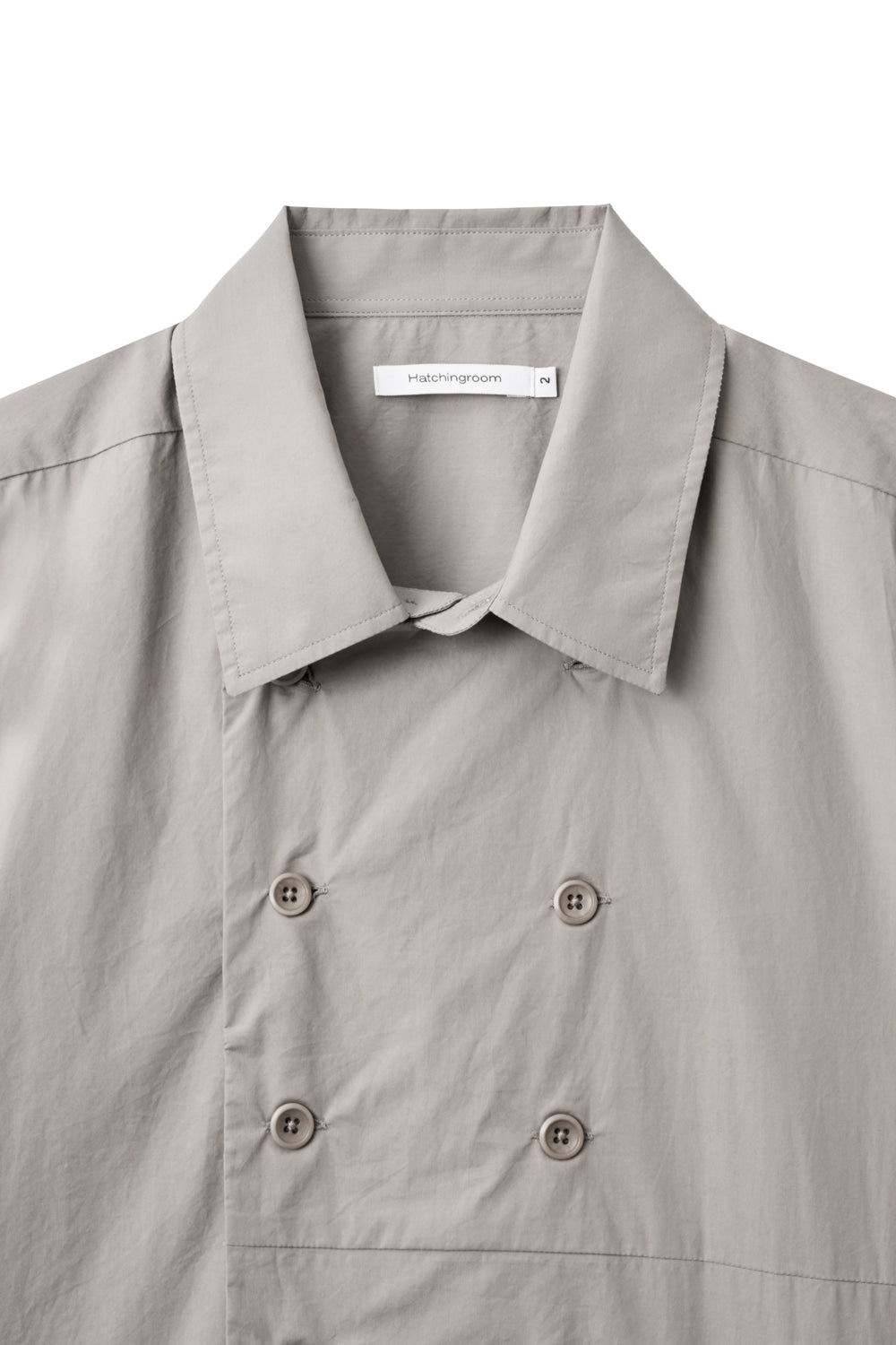 Hatchingroom - Double Breasted Shirket (Mud Grey) product image 3 | TRAB K-Fashion Australia