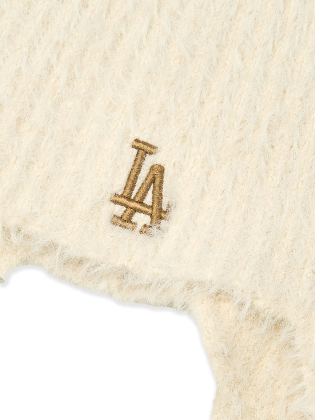 MLB Korea - MLB Fur Meow Earflap Beanie LA Dodgers (Cream) product image 4 | TRAB K-Fashion Australia