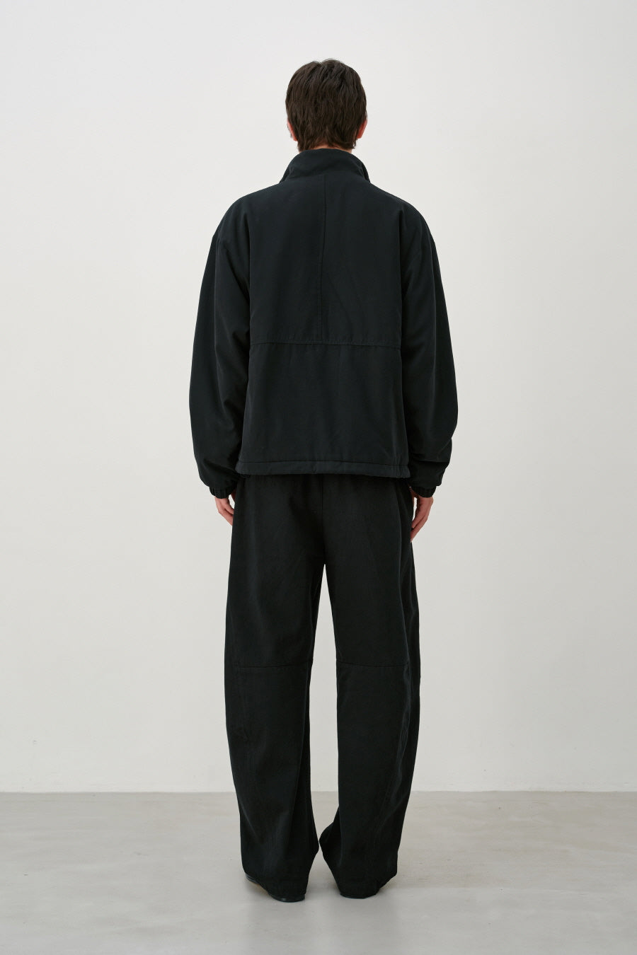 Insilence - High-neck Blouson Jumper (Raven Black) product image 6 | TRAB K-Fashion Australia