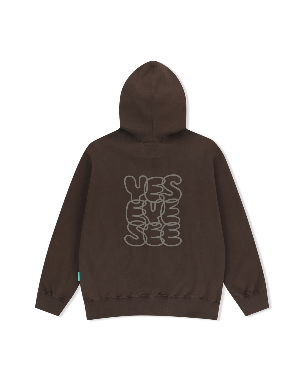 yeseyesee - C-Logo Hoodie (Dark Brown) product image 2 | TRAB K-Fashion Australia