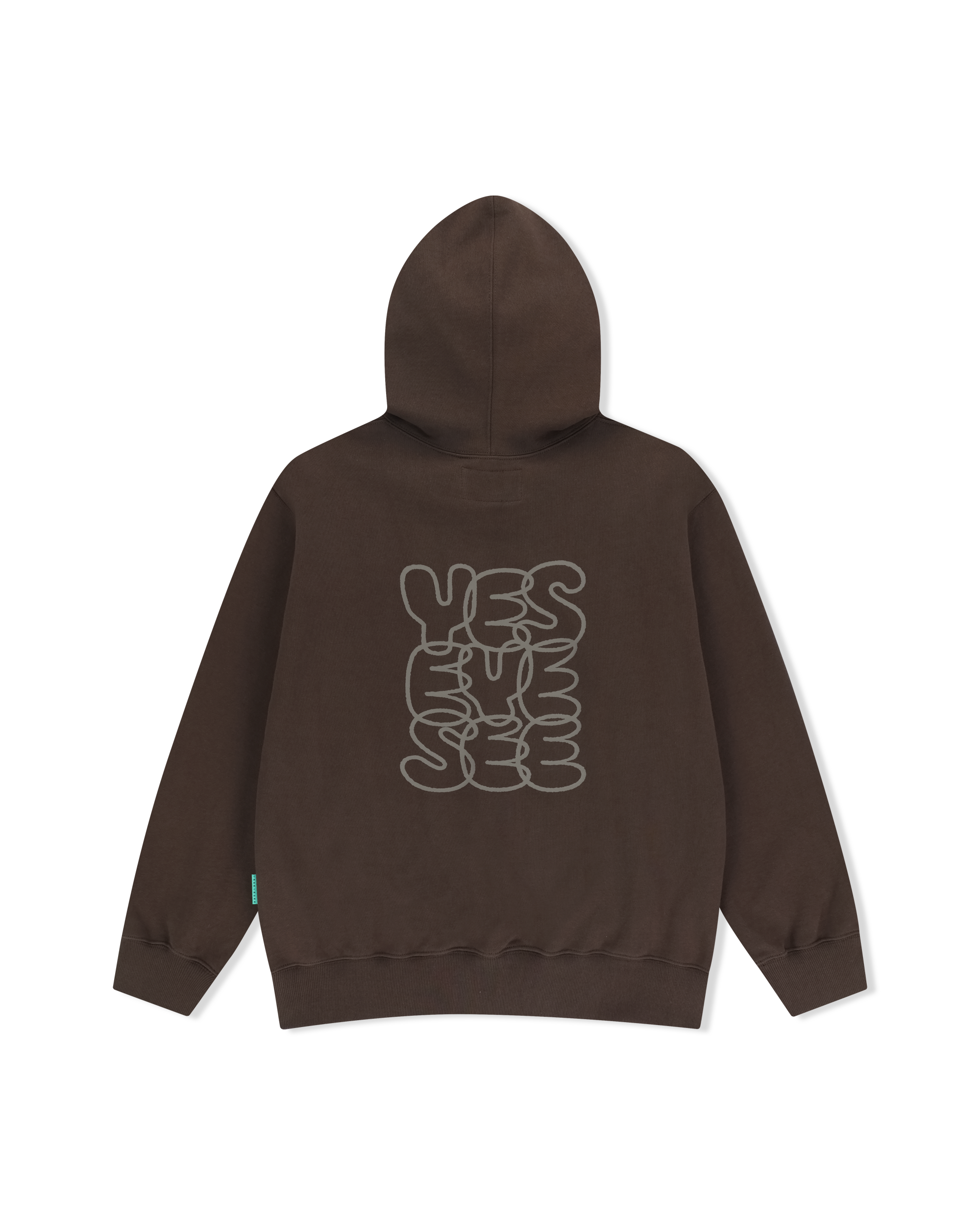 yeseyesee - C-Logo Hoodie (Dark Brown) product image 2 | TRAB K-Fashion Australia