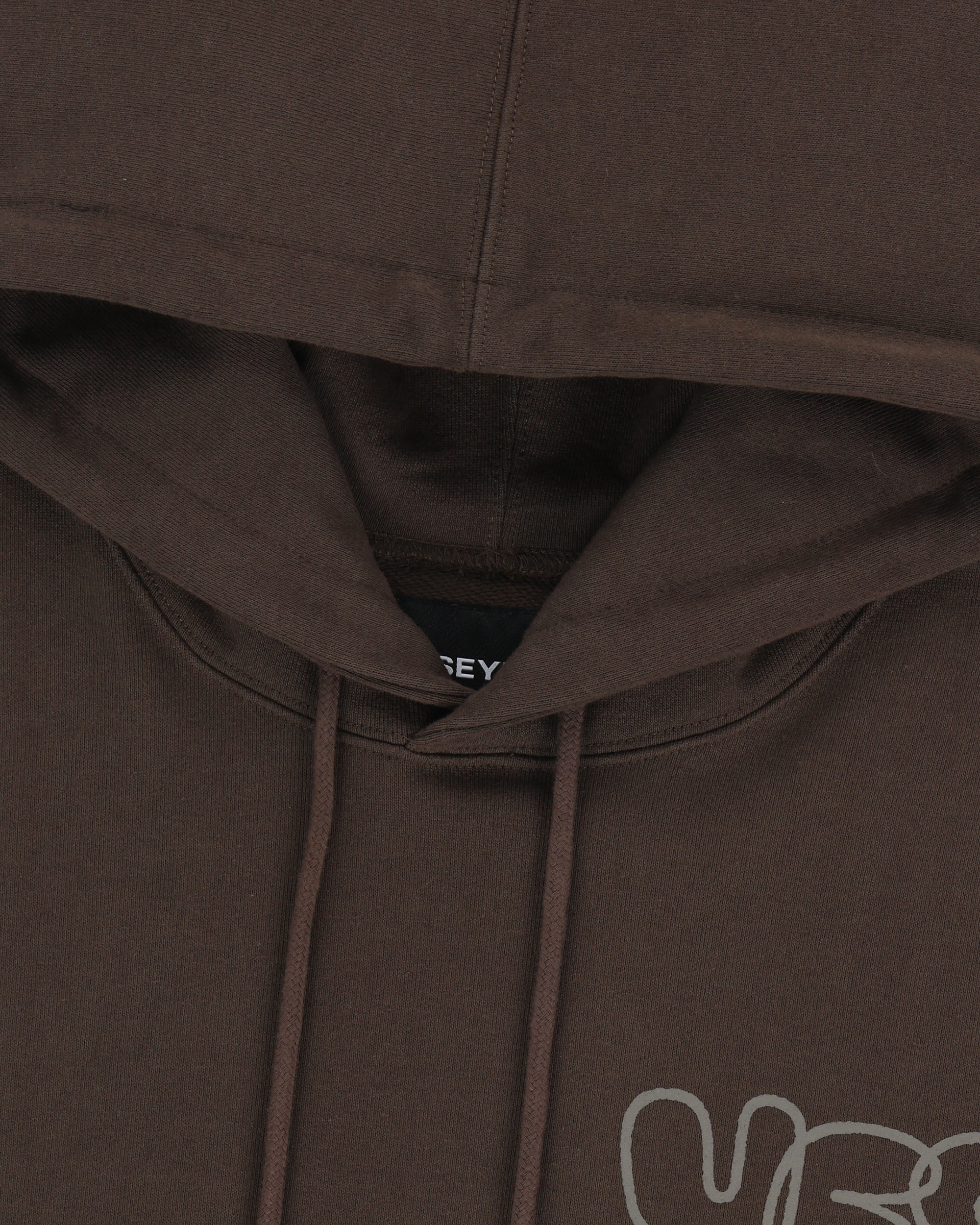 yeseyesee - C-Logo Hoodie (Dark Brown) product image 3 | TRAB K-Fashion Australia