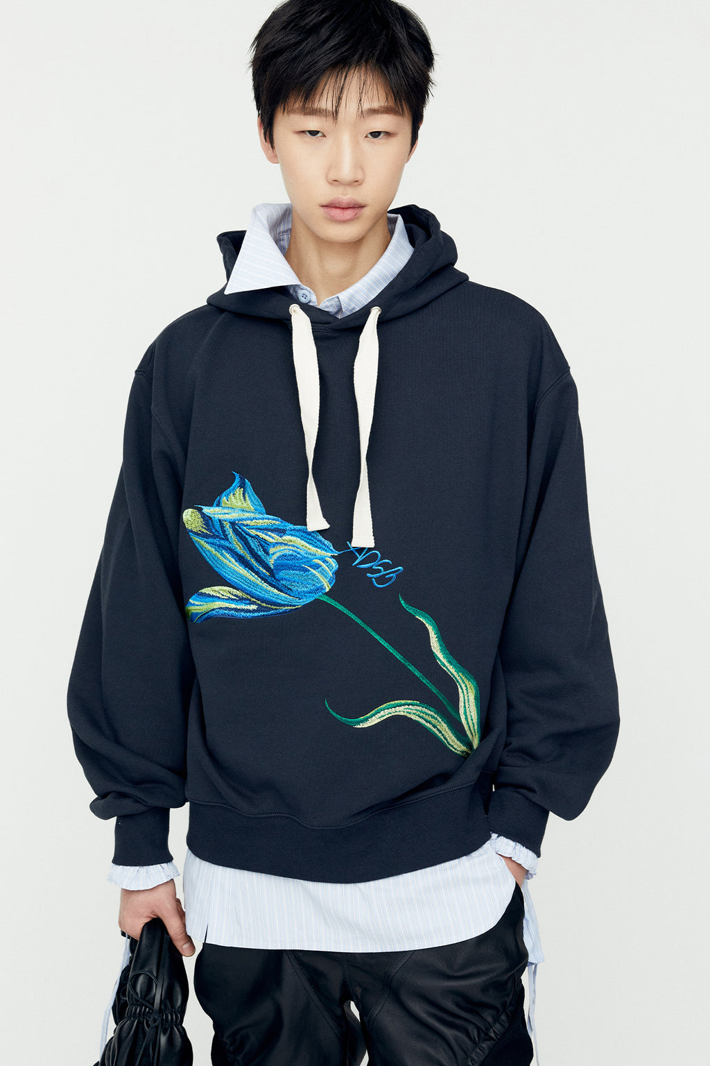 Andersson Bell - (essential) Adsb Fiore Hoodie (Charcoal) product image 6 | TRAB K-Fashion Australia