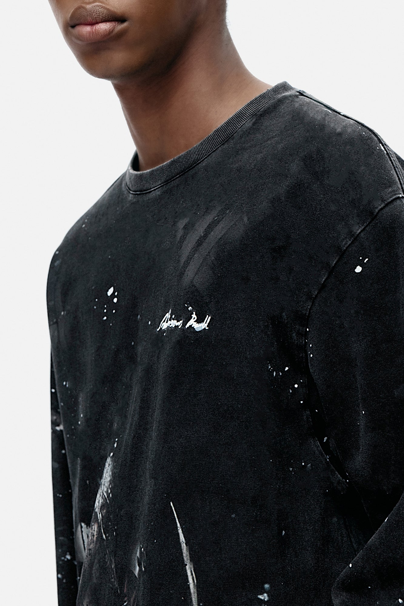 Andersson Bell - Unisex Knight Printed Long Sleeve T-Shirt (Charcoal) product image 5 | TRAB K-Fashion Australia