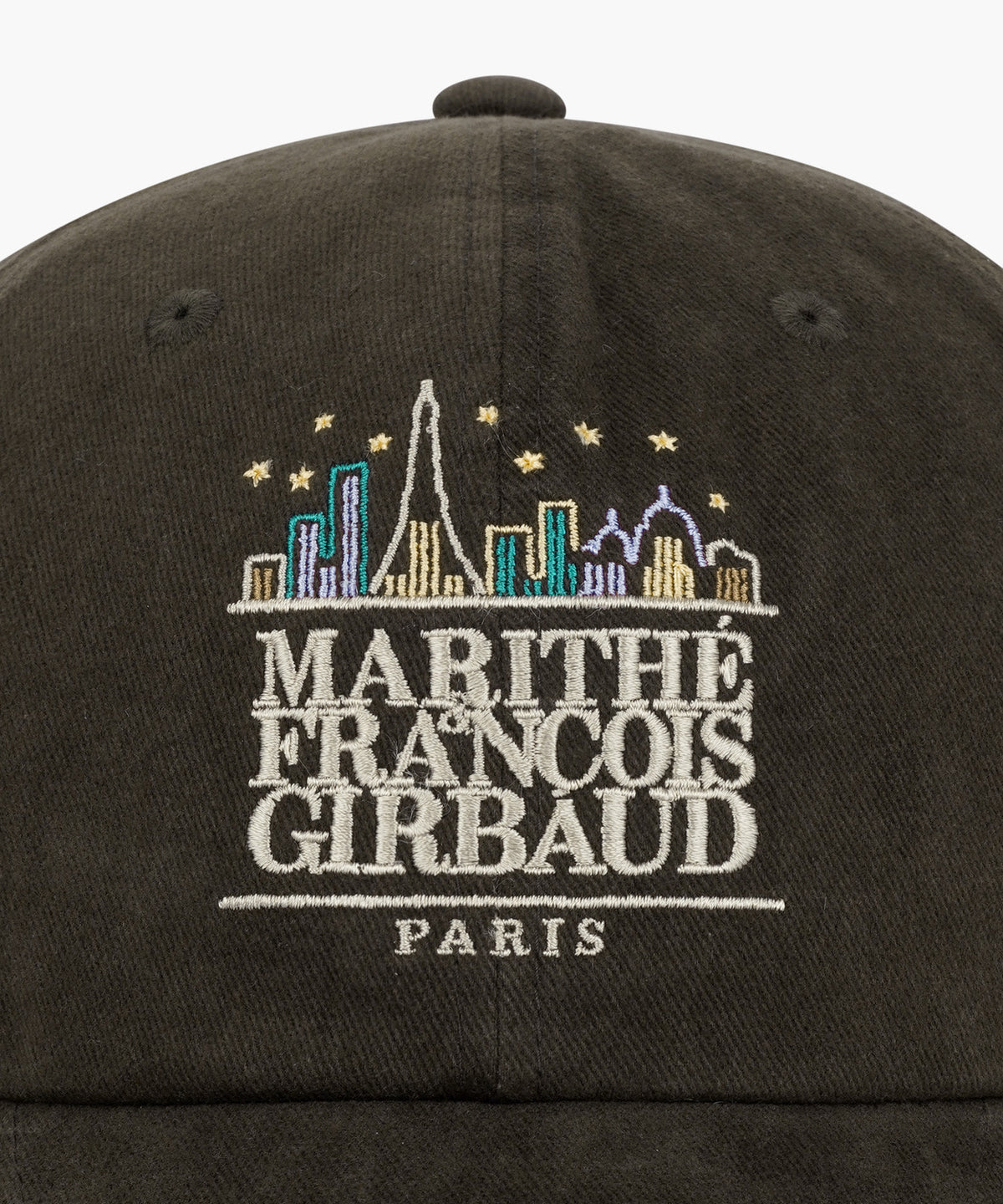 Marithe & Francois Girbaud - City Classic Logo Brushed Flat Brim Cap (Dark Brown) product image 3 | TRAB K-Fashion Australia