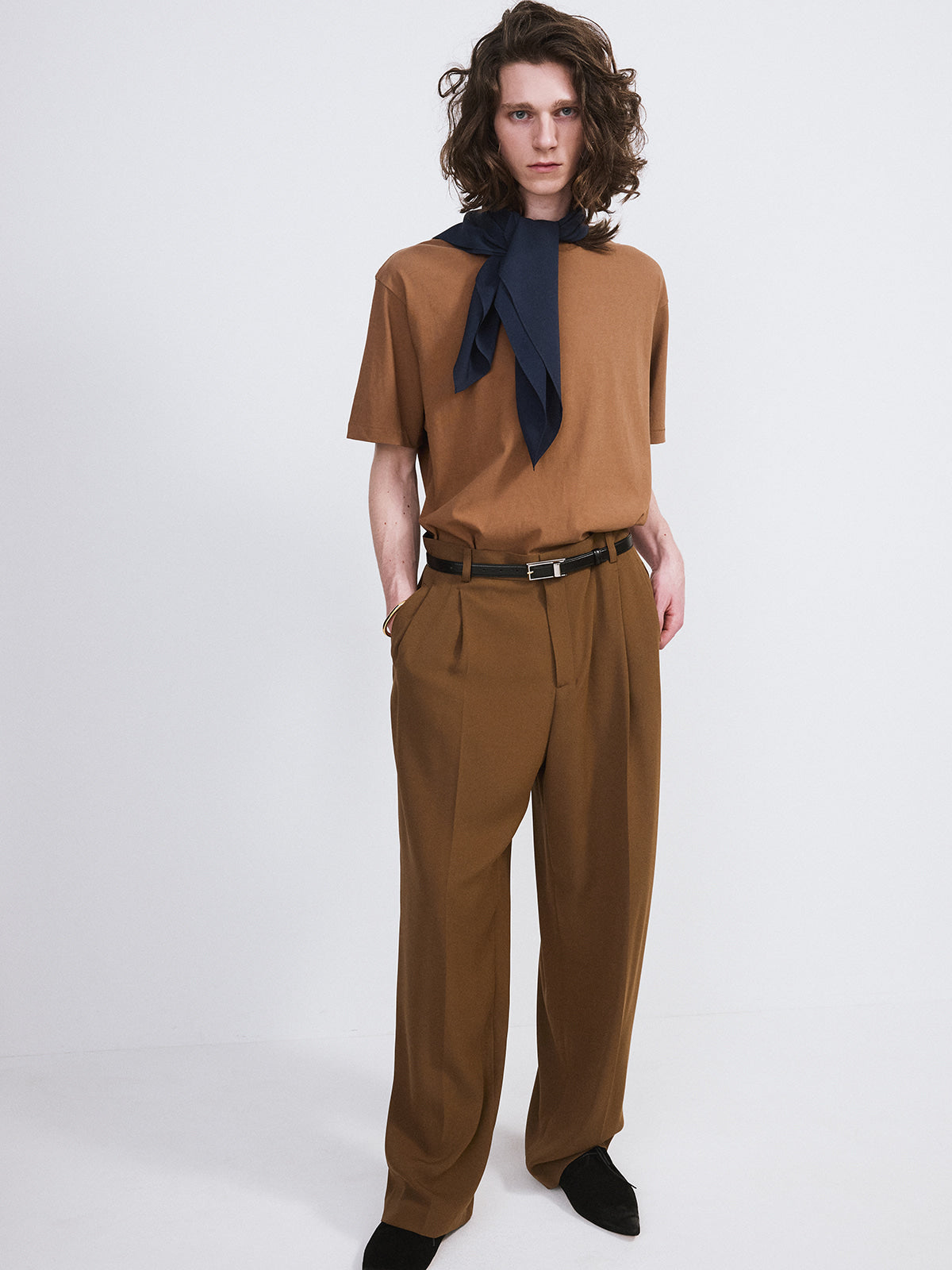 Recto - Back Seam Detail T-Shirt (Tobacco) product image 2 | TRAB K-Fashion Australia