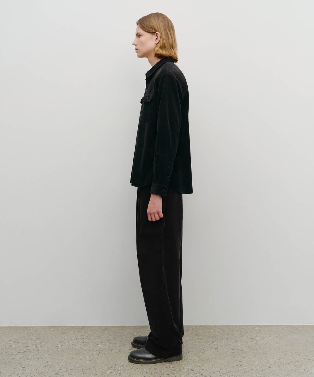 Marithe & Francois Girbaud - Corduroy Pants (Black) product image 4 | TRAB K-Fashion Australia