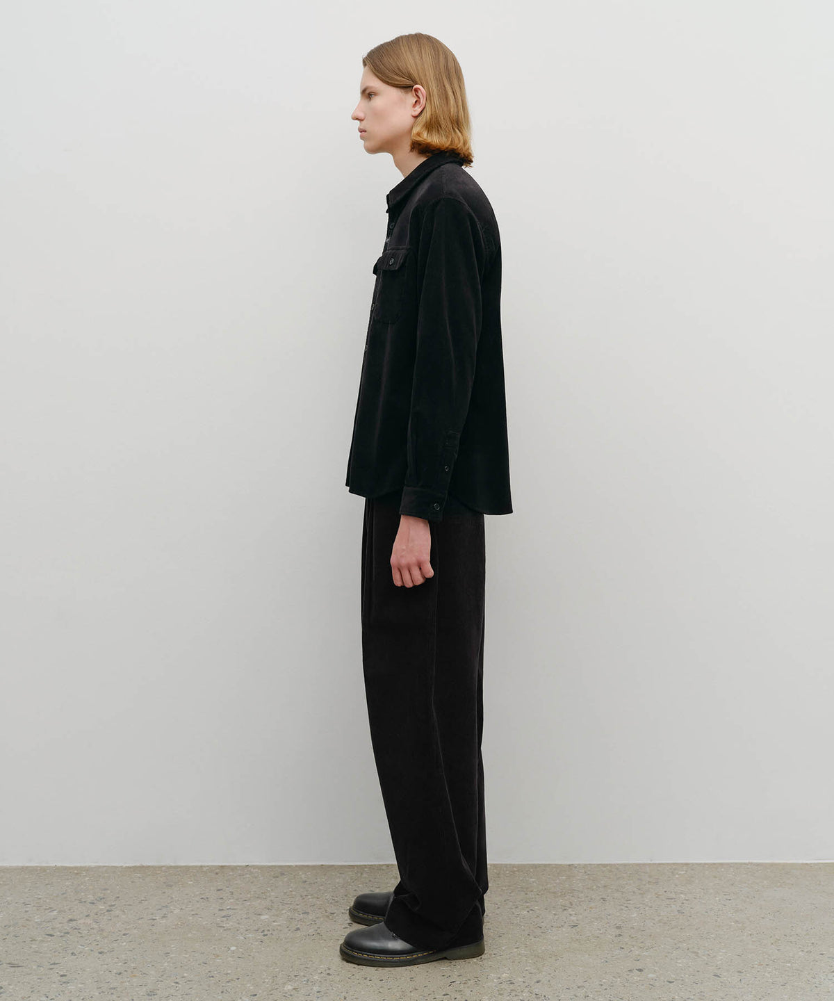 Marithe & Francois Girbaud - Corduroy Pants (Black) product image 4 | TRAB K-Fashion Australia