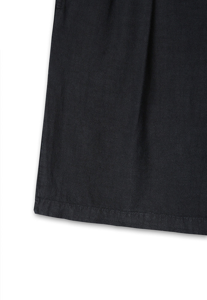 Art if acts - Washed Linen Two Tuck Shorts (Black) product image 12 | TRAB K-Fashion Australia