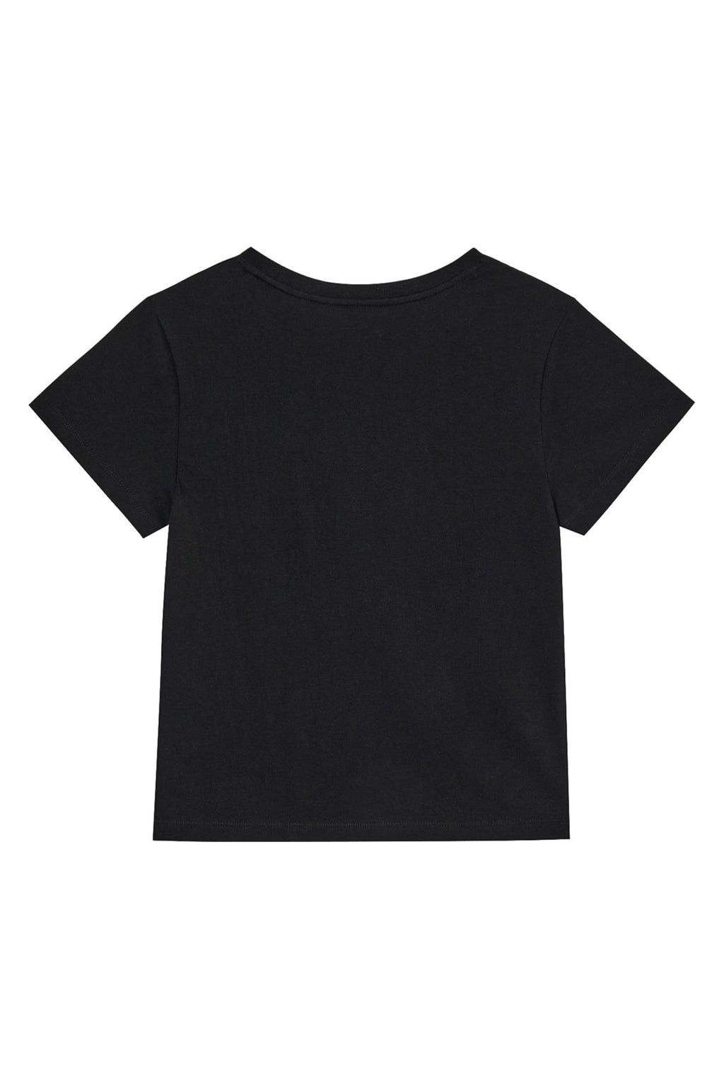 Deinet - Logo Embroidery Slimsized T-Shirt (Black) product image 2 | TRAB K-Fashion Australia