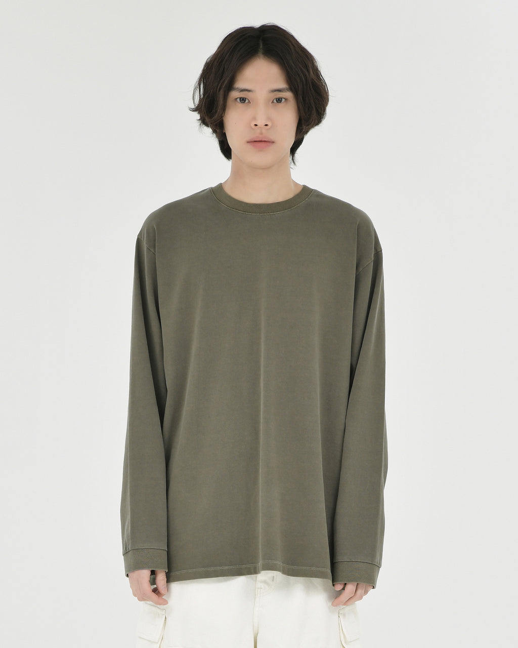 Brownyard - Washed Long Sleeve (Washed Brown) product image 1 | TRAB K-Fashion Australia