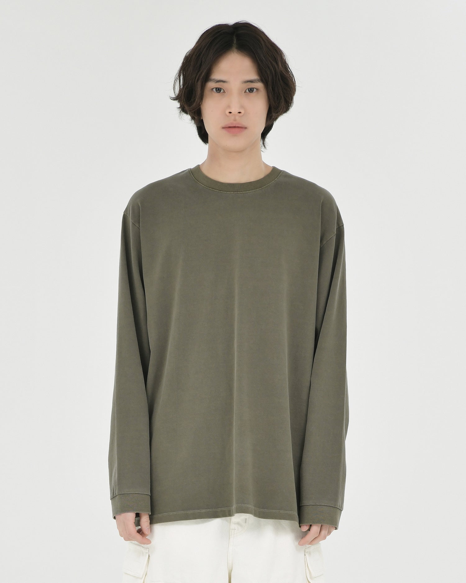 Brownyard - Washed Long Sleeve (Washed Brown) product image 1 | TRAB K-Fashion Australia