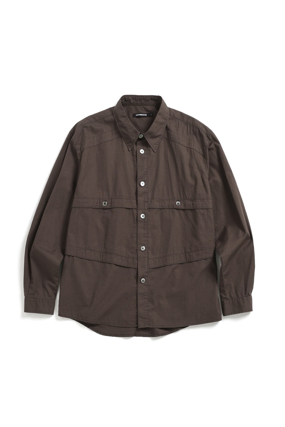 Hatchingroom - Bone Shirt Washed Dark (Brown) product image 1 | TRAB K-Fashion Australia