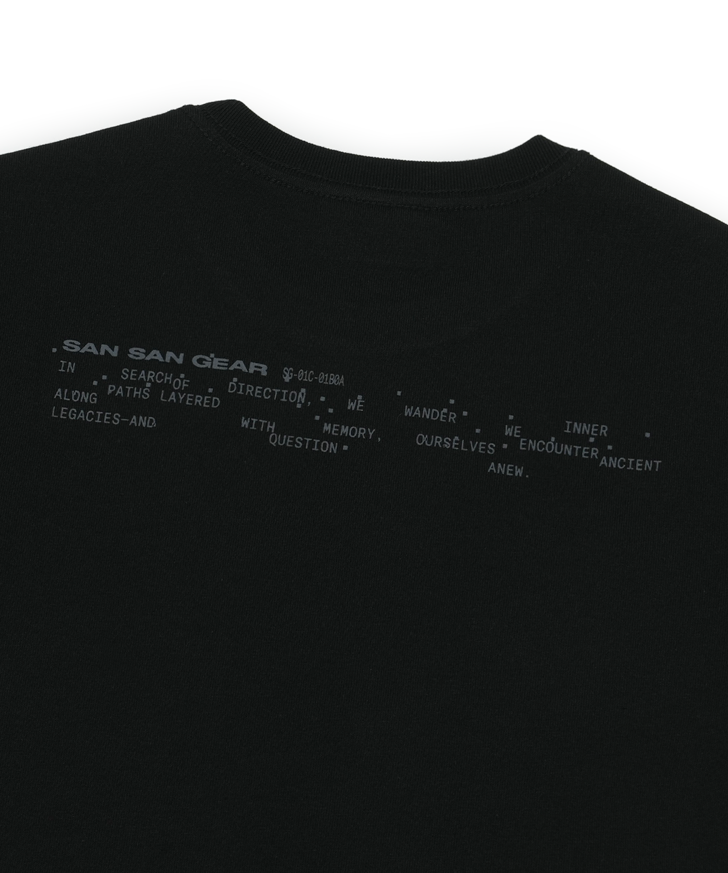 San San Gear - Logo T-Shirt_0 (Black) product image 4 | TRAB K-Fashion Australia