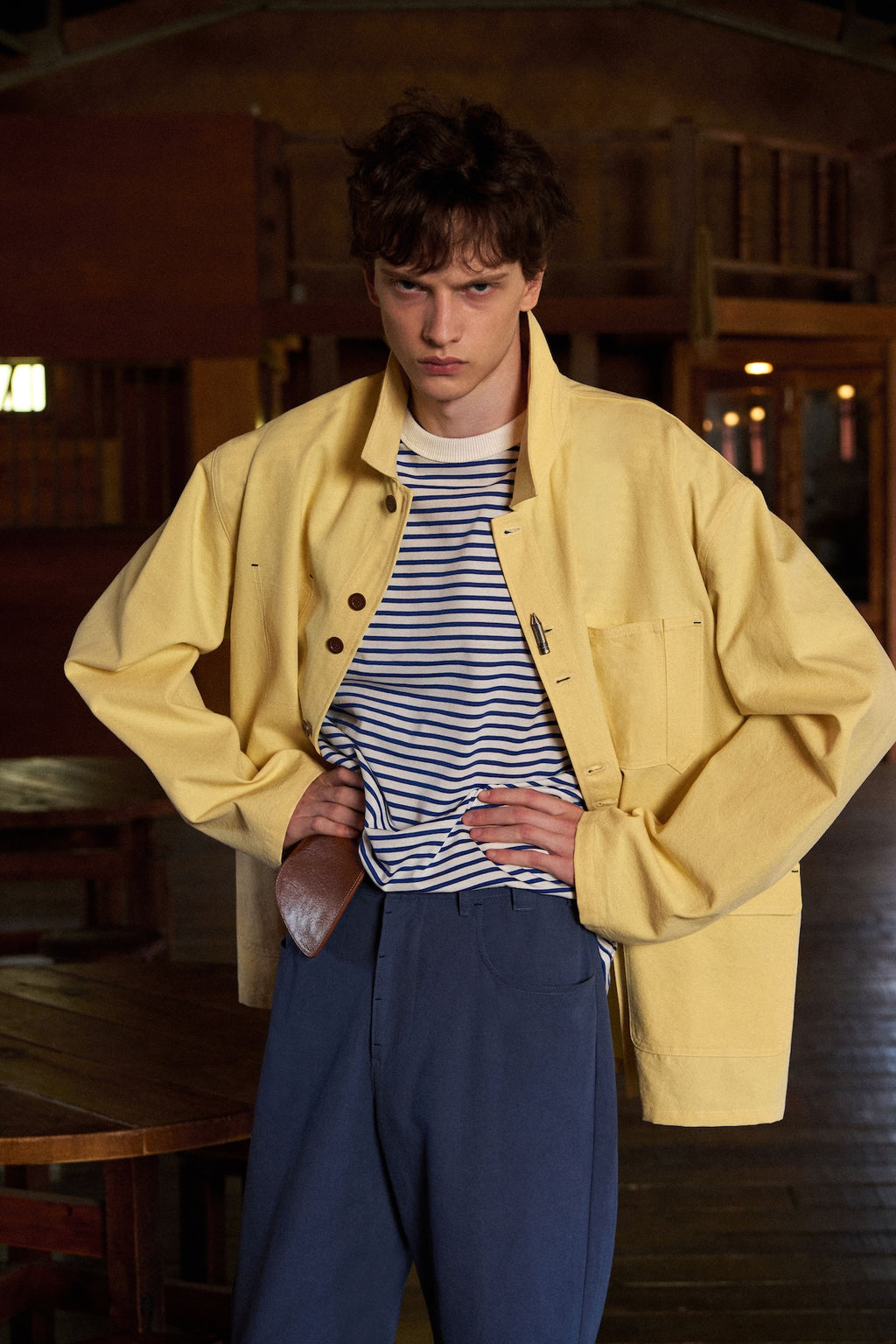 STU - Module Work Jacket (Pale Yellow) product image 9 | TRAB K-Fashion Australia