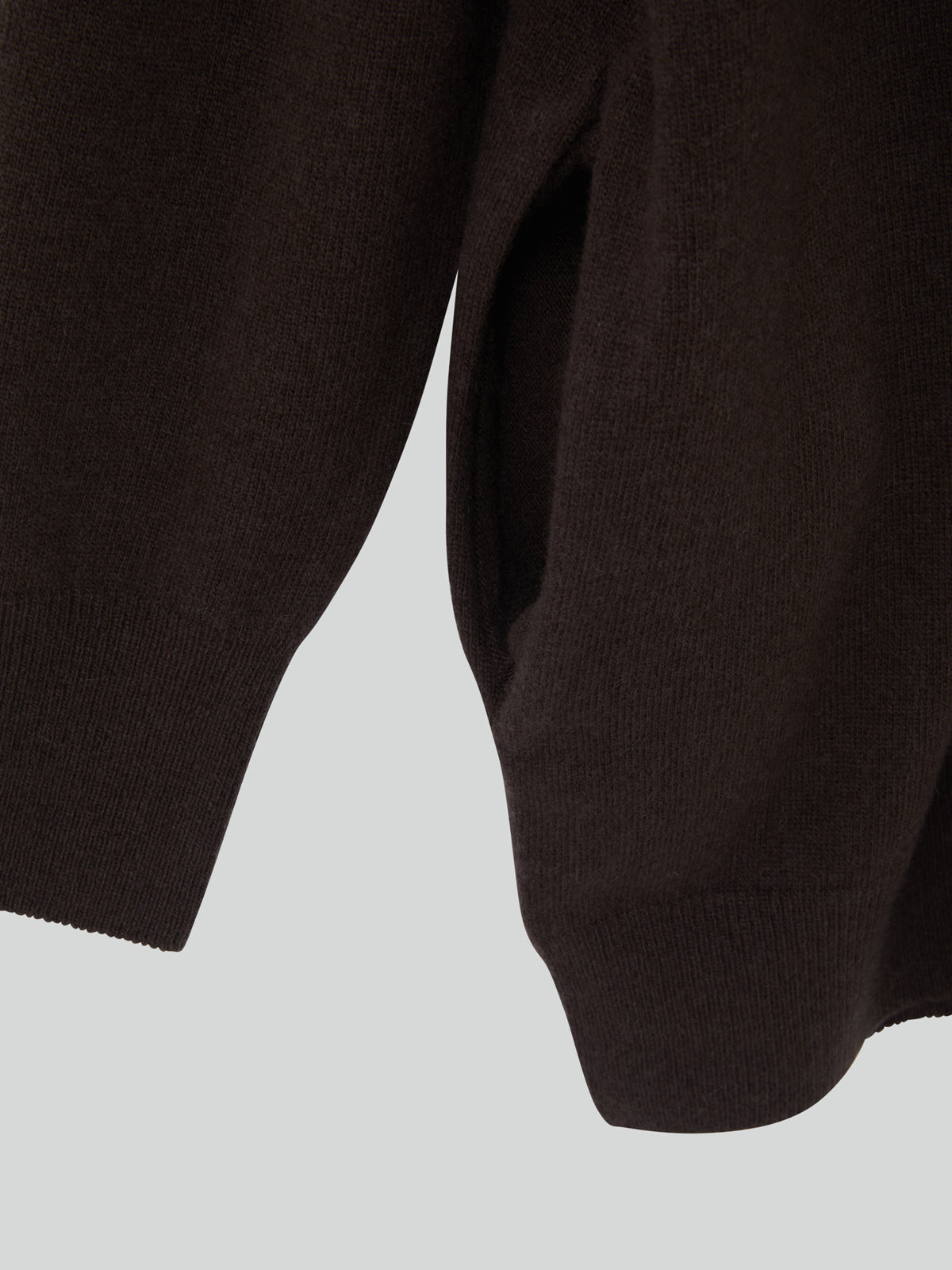 Recto - Layered Cardigan Knit Top (Dark Chocolate) product image 12 | TRAB K-Fashion Australia