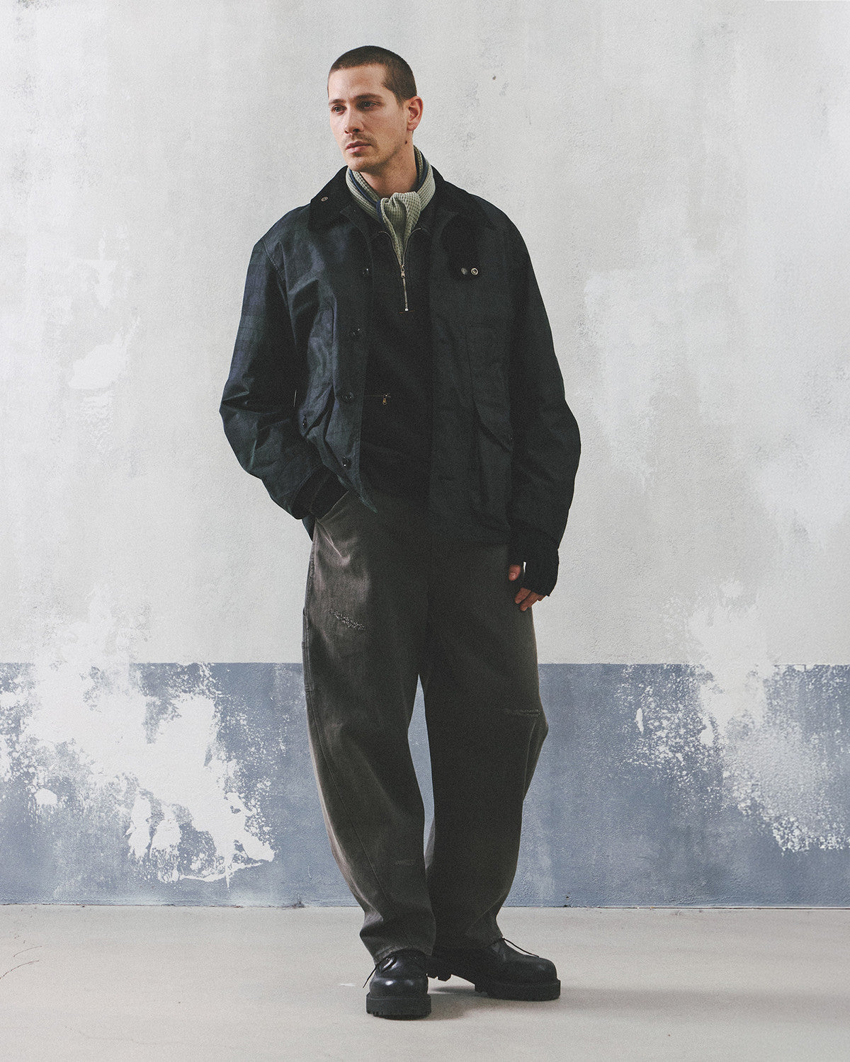 Eastlogue - Folkman Hunting Jumper (Blackwatch Check Waxed) product image 1 | TRAB K-Fashion Australia