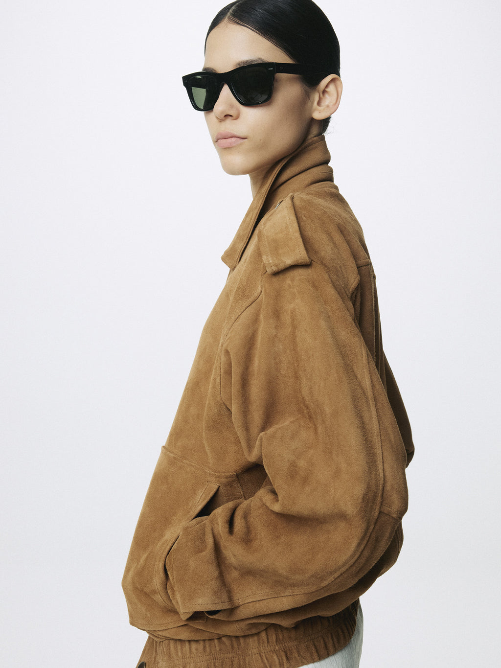 Tonywack - Goat Suede Bomber Jacket (Camel) product image 7 | TRAB K-Fashion Australia