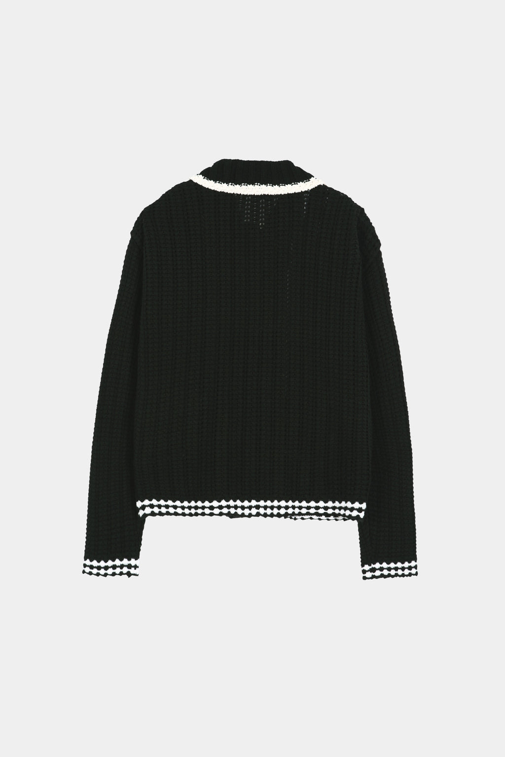Andersson Bell - Unisex New Fantasia Collar Cardigan (Black) product image 10 | TRAB K-Fashion Australia