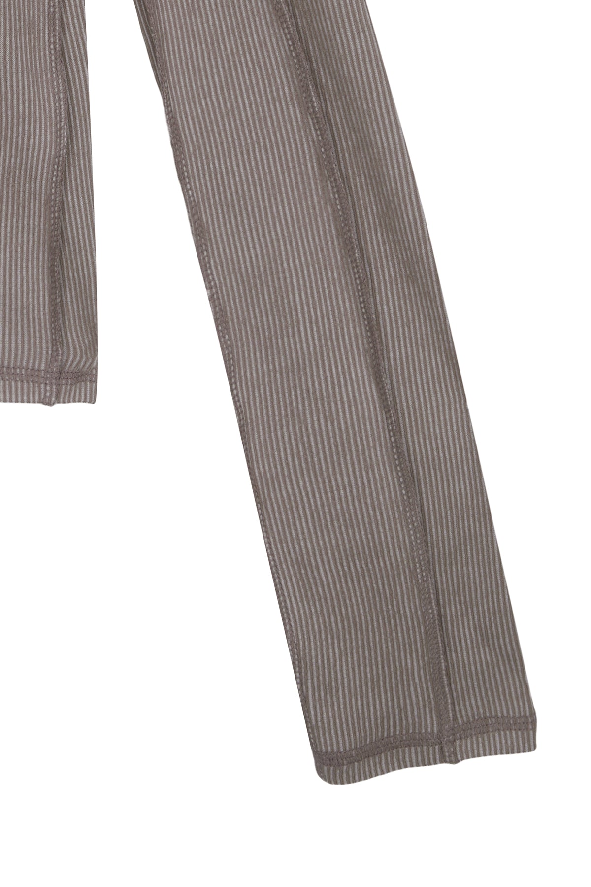 Matin Kim - Stitch V Neck Slim Long Sleeve (Brown) product image 5 | TRAB K-Fashion Australia