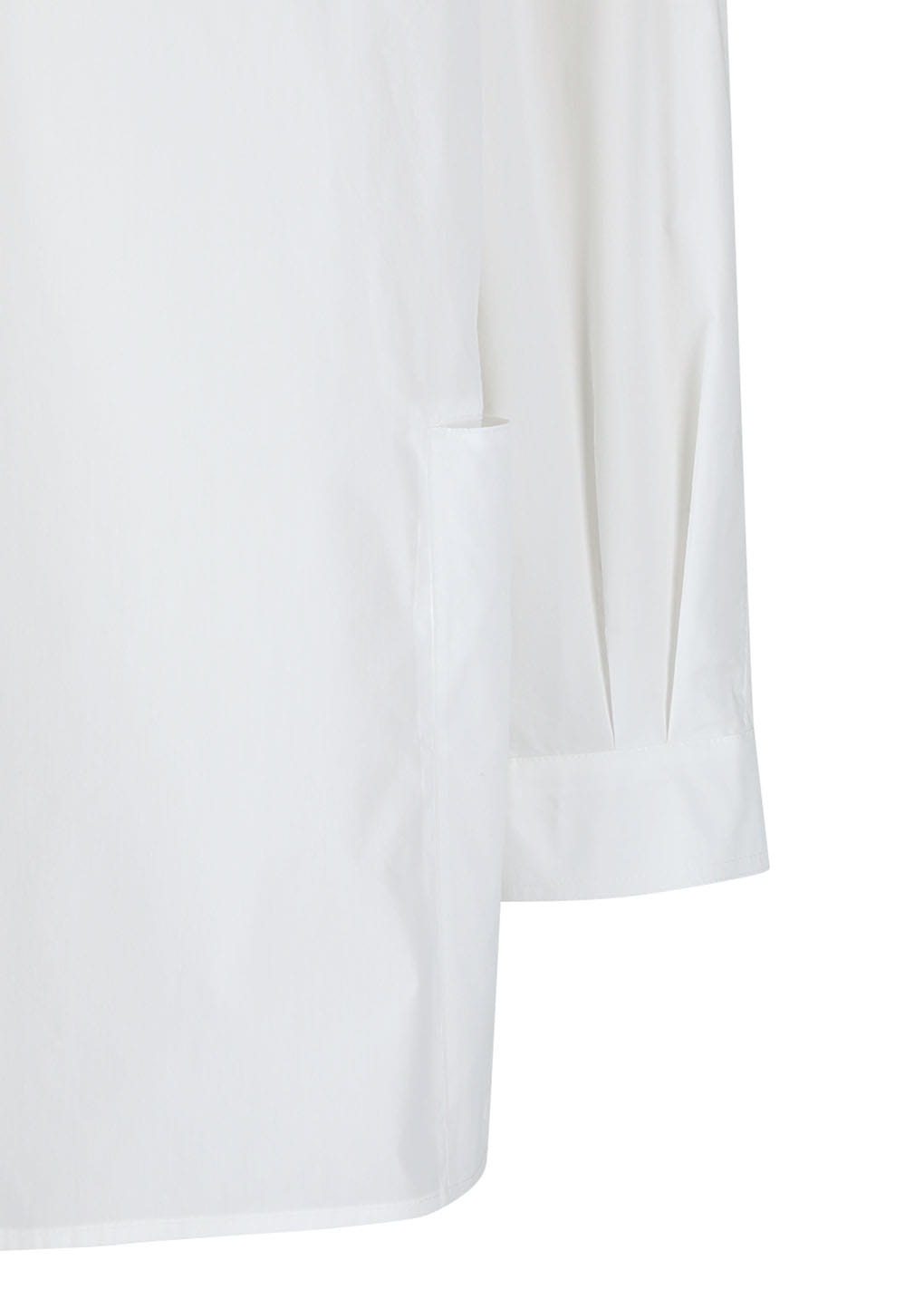 Amomento - Half Neck Tunic Shirt (White) product image 11 | TRAB K-Fashion Australia