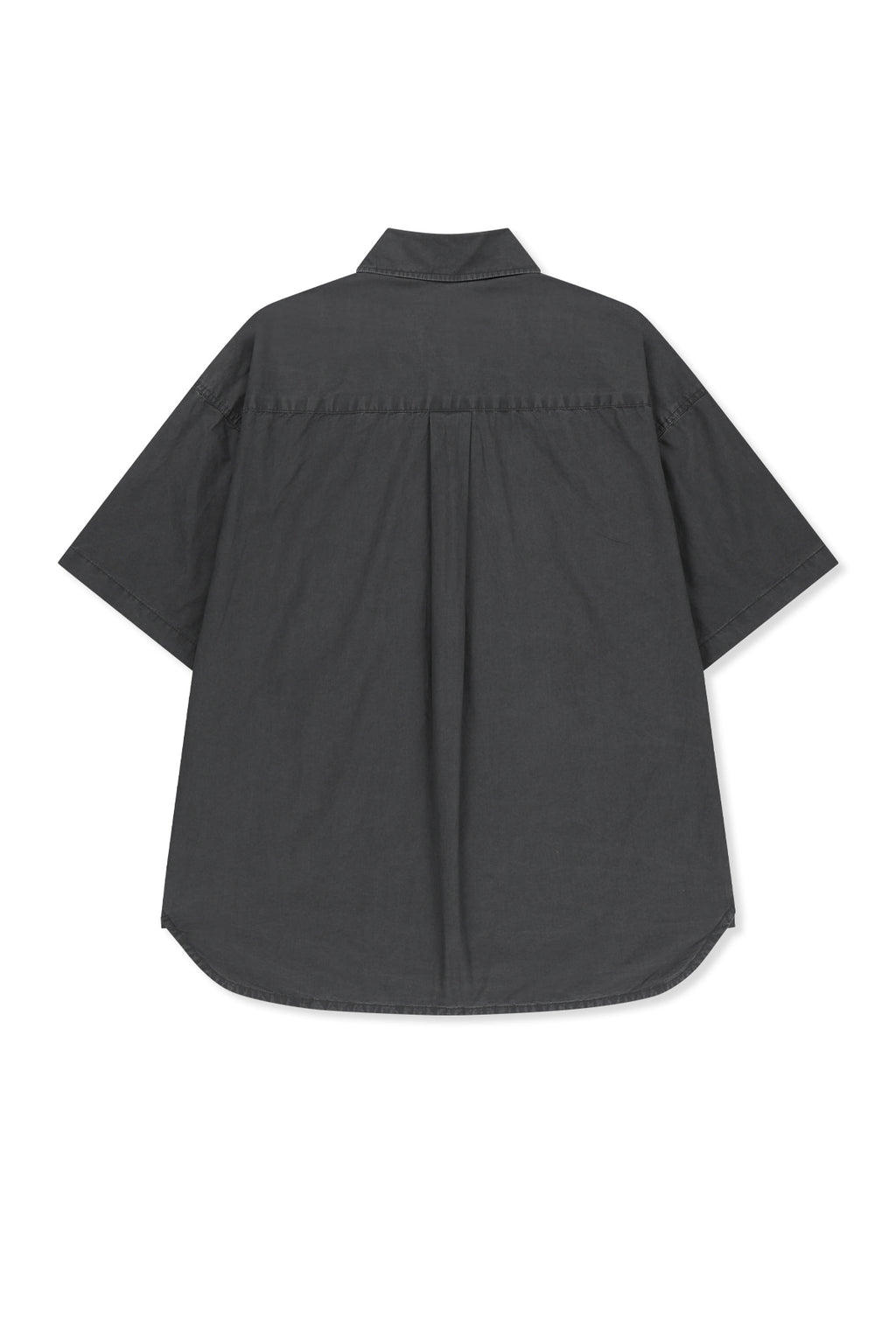 Matin Kim - Half Sleeve Pocket Shirt (Charcoal) product image 2 | TRAB K-Fashion Australia