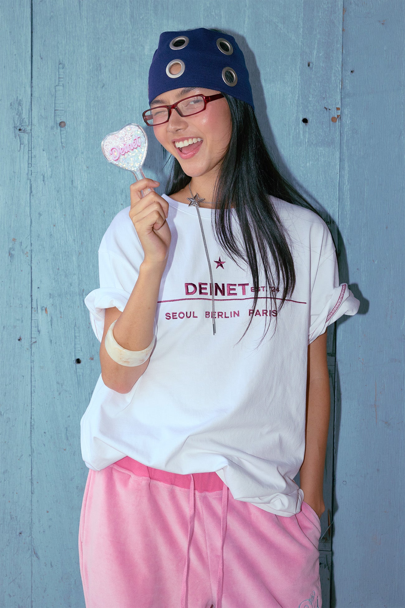 Deinet - Logo City T-Shirt (White) product image 7 | TRAB K-Fashion Australia