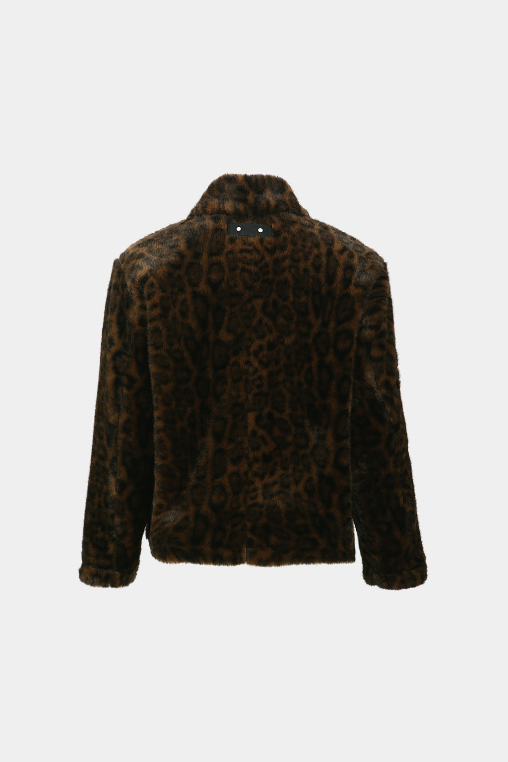 Andersson Bell - Unisex Leopard Fur Duffle Jacket (Brown) product image 17 | TRAB K-Fashion Australia