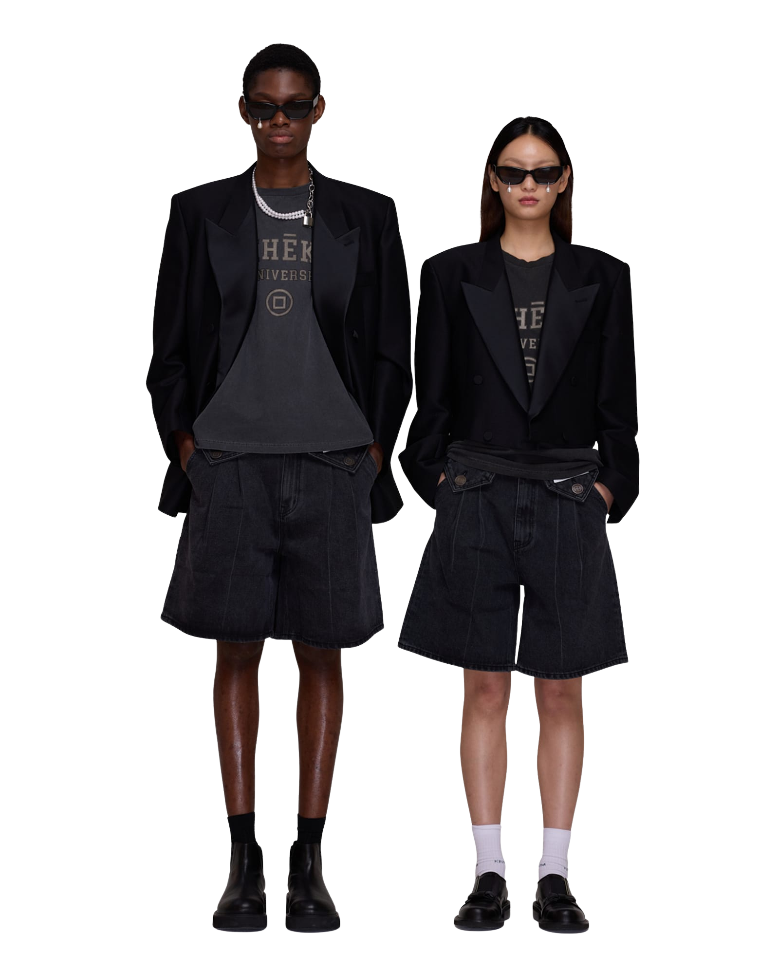 Kimhe Kim - Pearl Tear Cat-Eye Sunglasses (Black) product image 15 | TRAB K-Fashion Australia