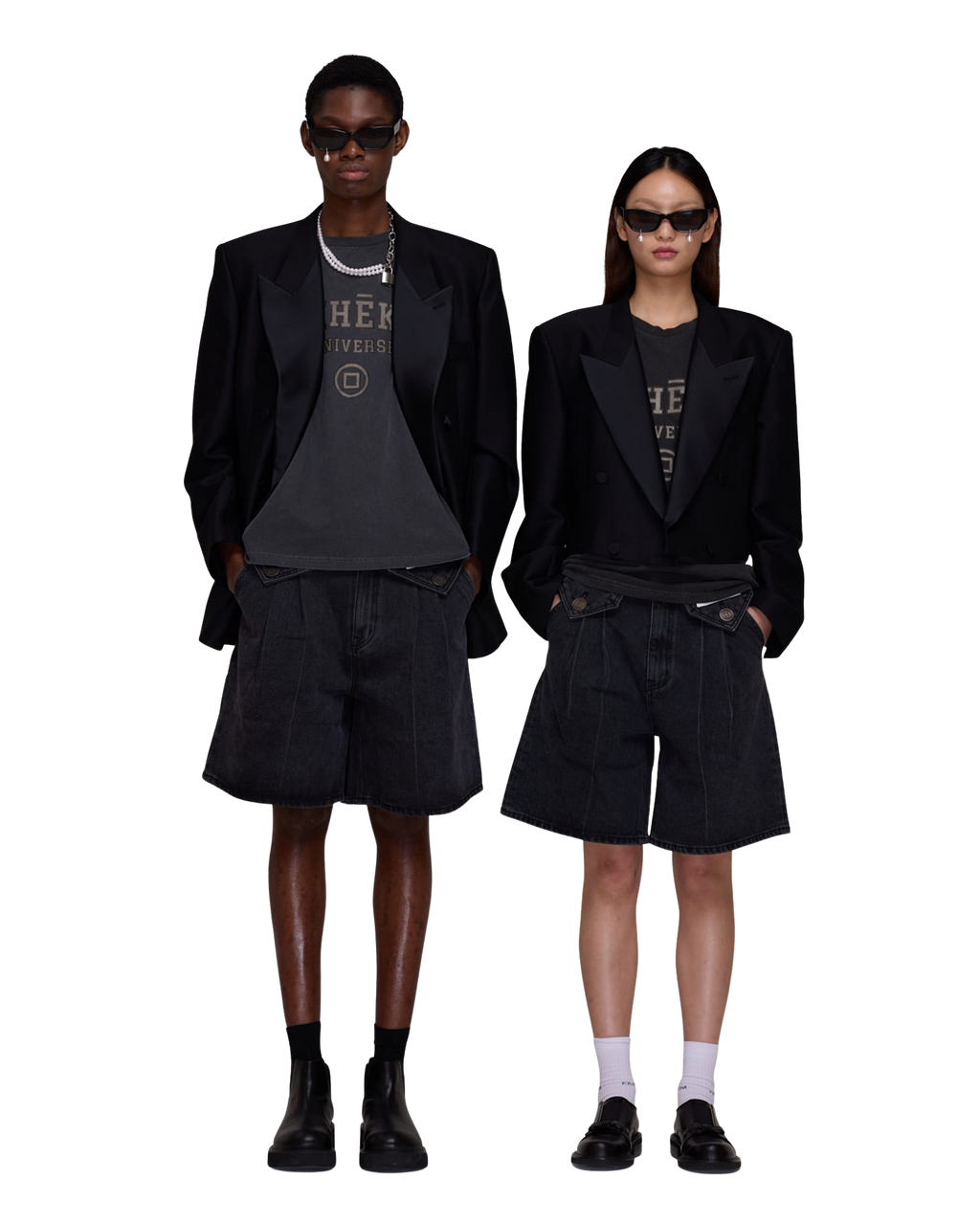 Kimhe Kim - Pearl Tears Cat-Eye Sunglasses (Black) product image 8 | TRAB K-Fashion Australia