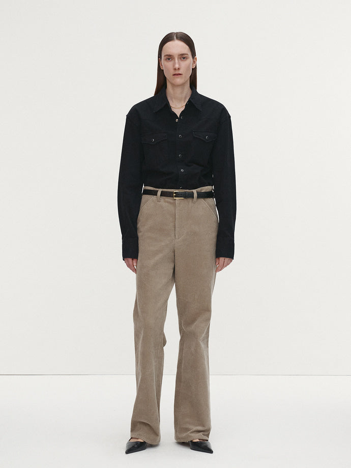 Tonywack - Washed Denim Distressed Western Shirt (Black) product image 2 | TRAB K-Fashion Australia