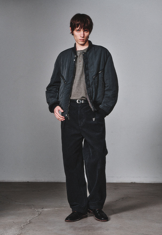 Art if acts - Garment-Dyed MA-1 (Faded Charcoal) product image 5 | TRAB K-Fashion Australia