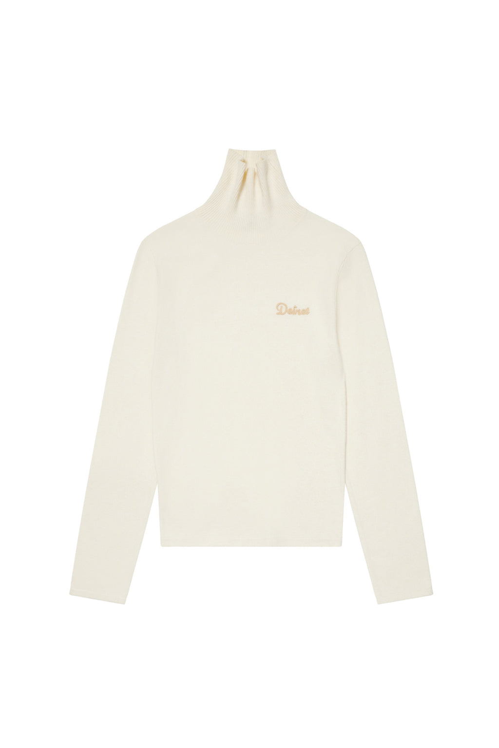 Deinet - Turtleneck Slim Knit Top (Cream) product image 1 | TRAB K-Fashion Australia