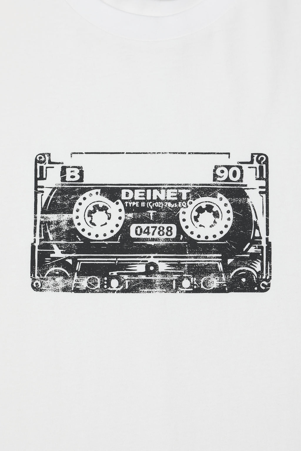 Deinet - Tape T-Shirt (White) product image 11 | TRAB K-Fashion Australia