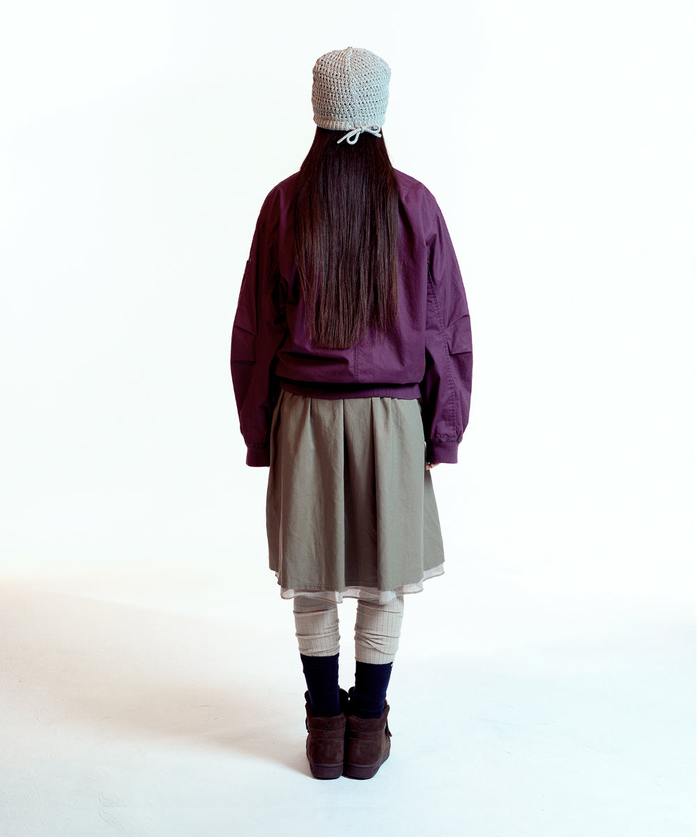 Coyseio - Strap Shirring Skirt (Ash Brown) product image 10 | TRAB K-Fashion Australia