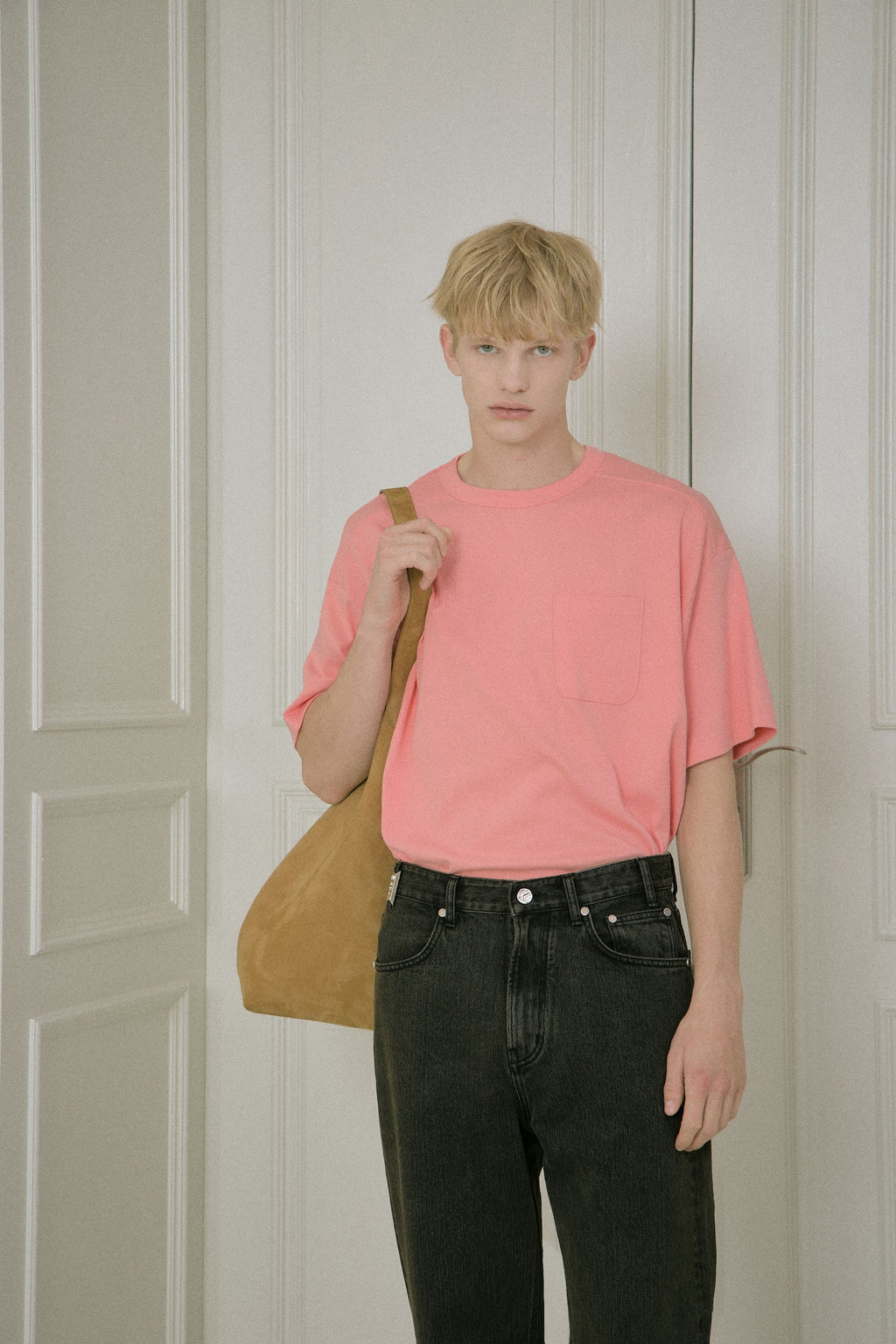 STU - Pocket T-Shirt (Pink) product image 9 | TRAB K-Fashion Australia