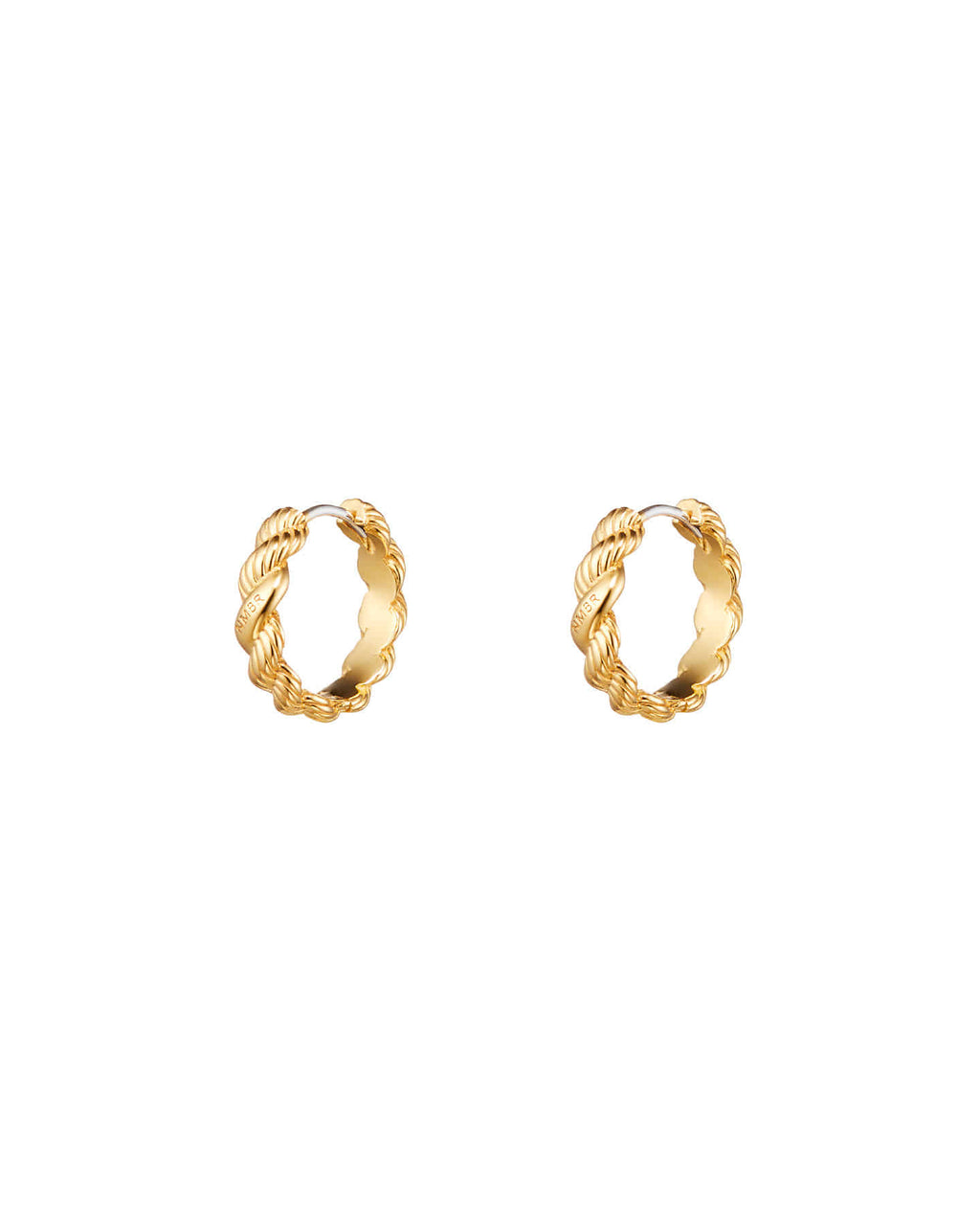 Numbering - Rope Texture Hoop Earrings #6104 product image 10 | TRAB K-Fashion Australia