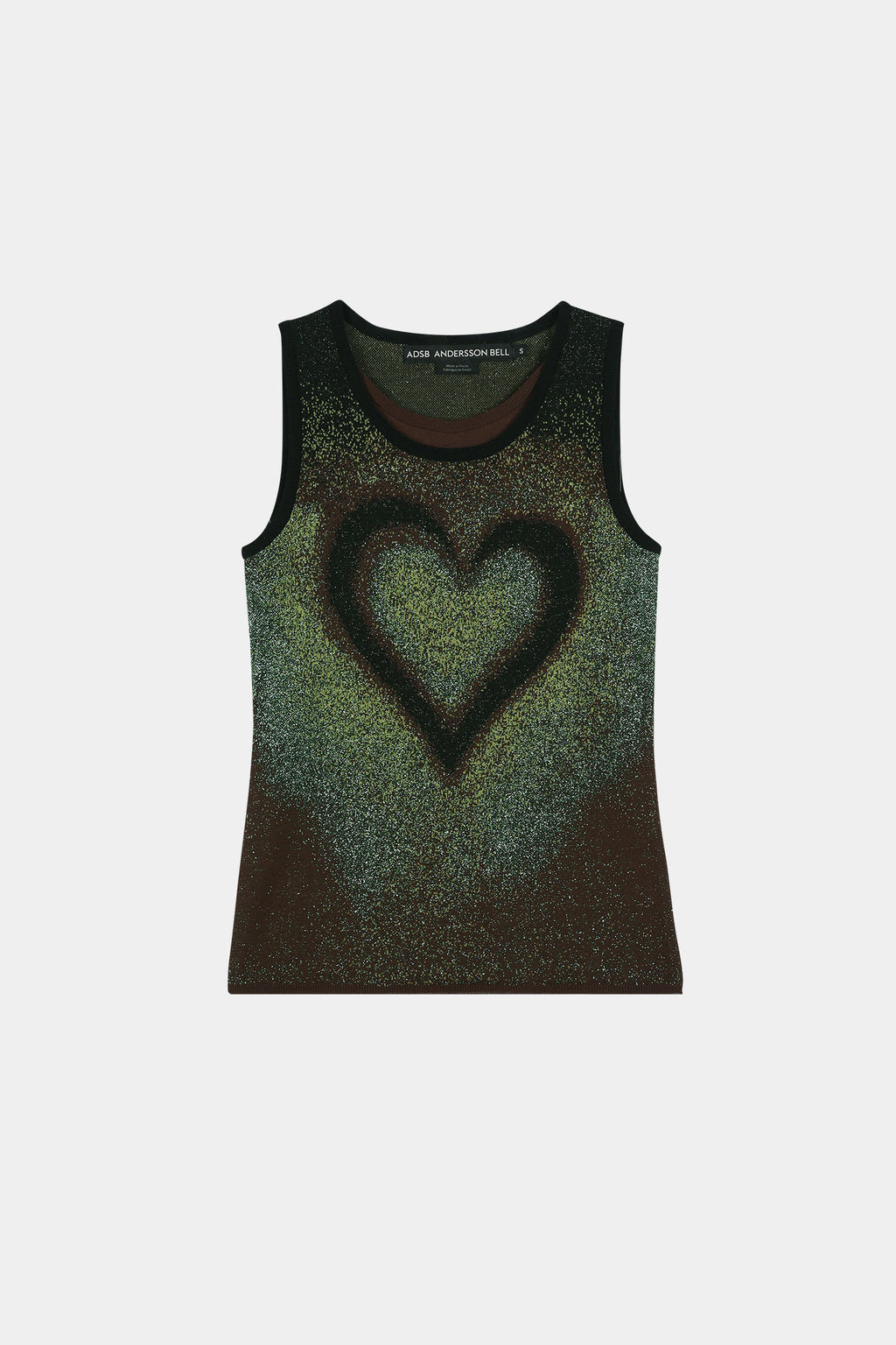 Andersson Bell - Airbrush Love Tank Top (Green) product image 10 | TRAB K-Fashion Australia