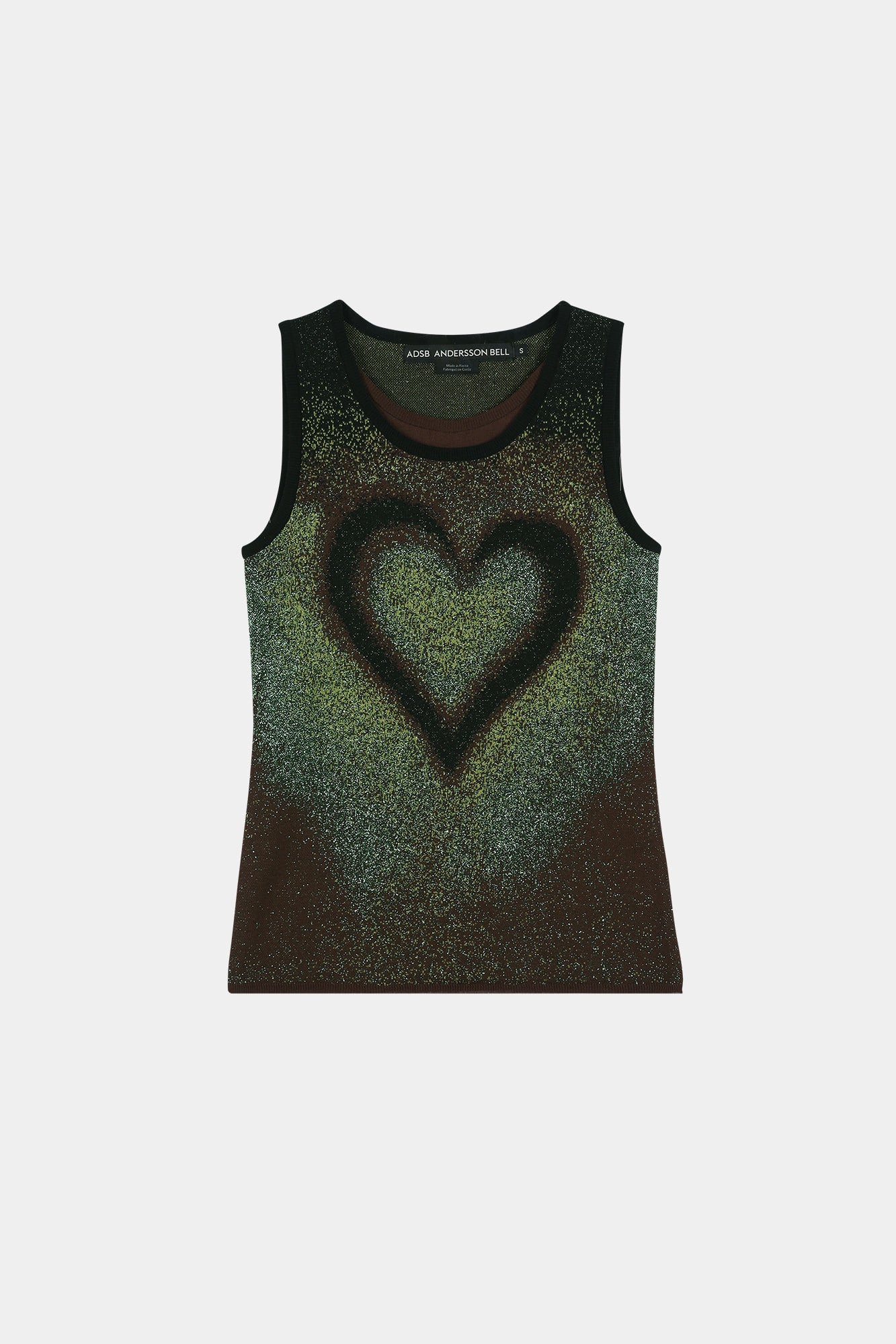 Andersson Bell - Airbrush Love Tank Top (Green) product image 10 | TRAB K-Fashion Australia